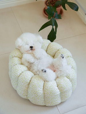 予約【azalea】New flower Canele Cushion (Violet)
