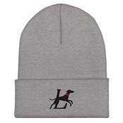 L Emblem Run <black> 刺繍ニット帽 H018