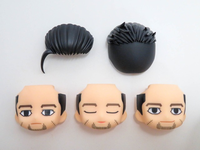 再入荷【1534】 尾形百之助 顔、髪パーツセット　ねんどろいど