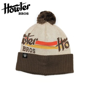 ビーニー ハウラーブラザーズ(HOWLER BROTHERS) Disco Beanie-Brown/White【送料無料】