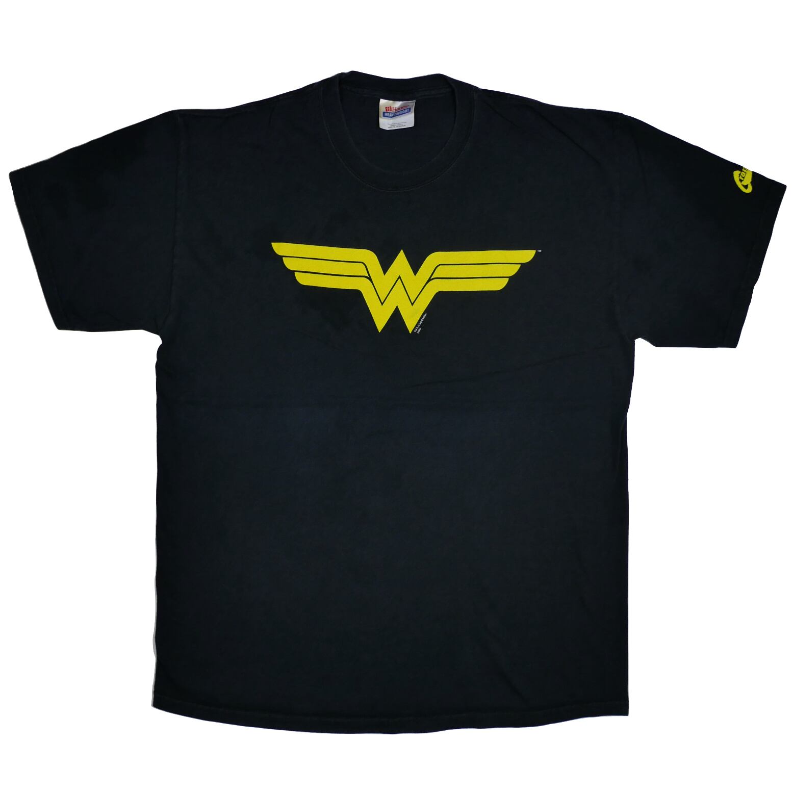 USED【M】00s WONDER WOMAN LOGO Tee / Hanes ©2006 DC COMICS