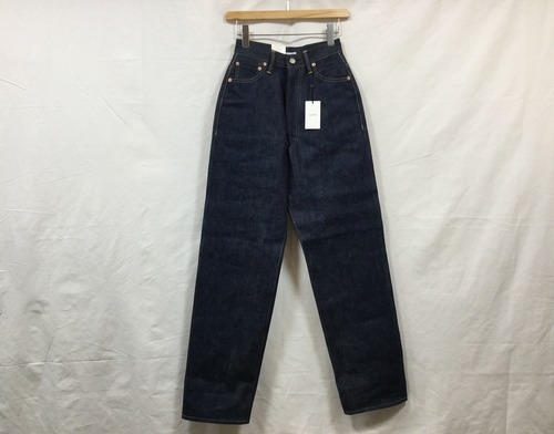 LENO " KAY  HIGH WAIST TAPERED JEANS ＜NON WASH> "