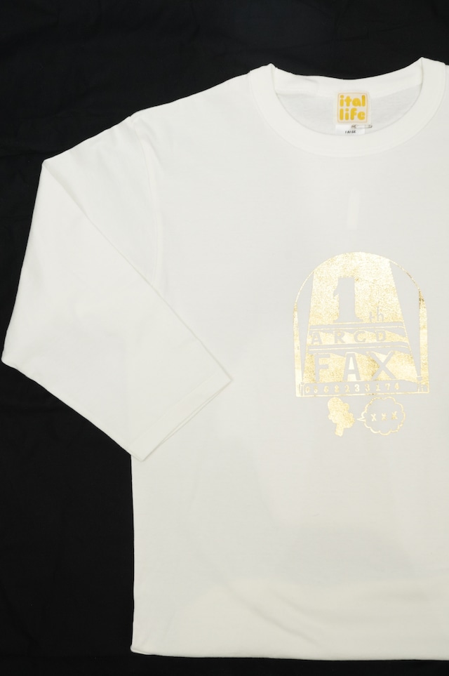 ARCD×Itallife / ''1th ARCD FAX'' Baseball T-Shirt