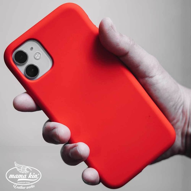 赤 レッド シリコンケース スマホカバー スマホケース アイフォン 耐衝撃 携帯ケース スマホアクセサリー スマートフォン 携帯ケース 携帯カバー ソフトケース 001ip45rd Mama Kin