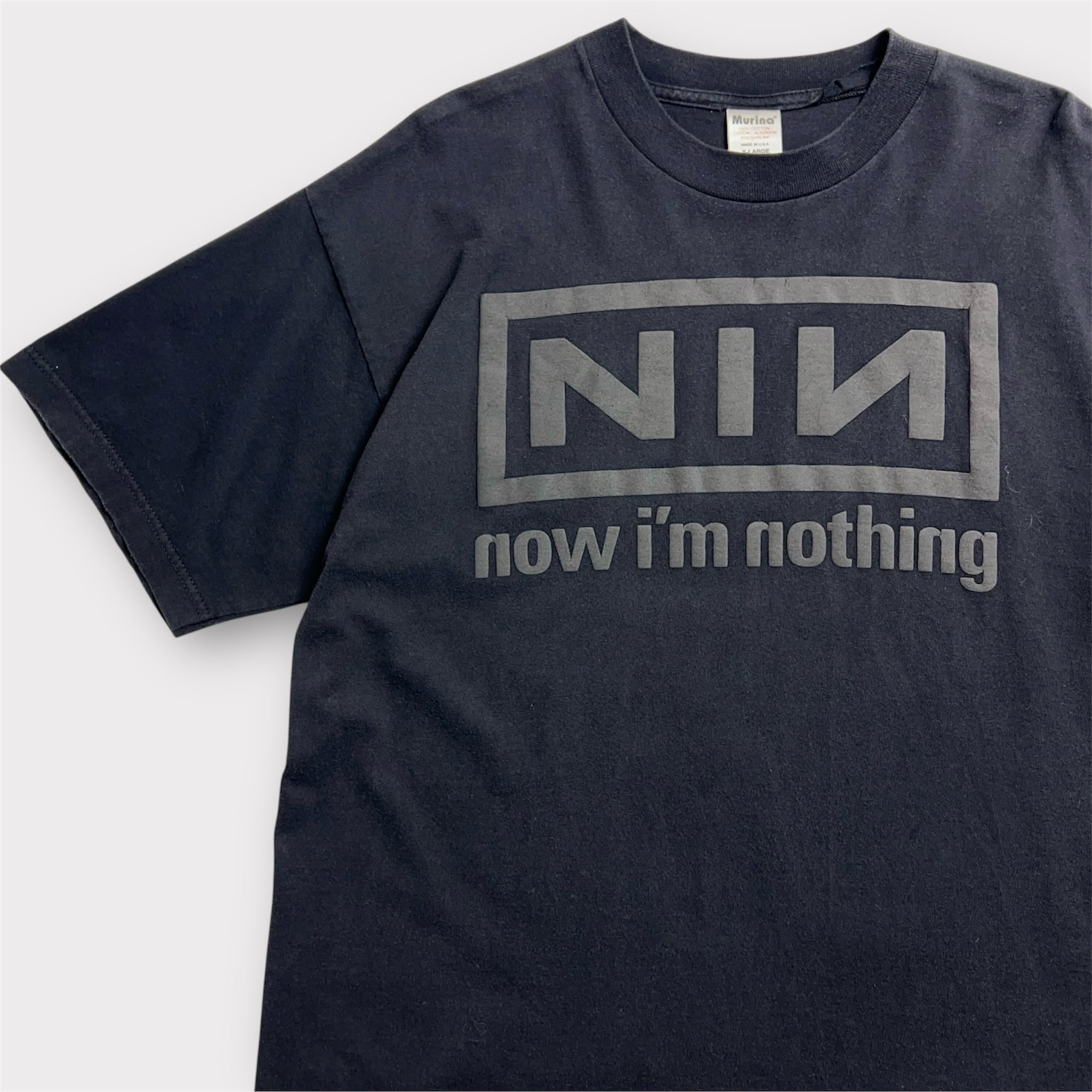 トップス NINE INCH NAILS Nothing 90s XL NINE INCH NAILS NOTHING 90s XL Tシャツ 【公式通販】