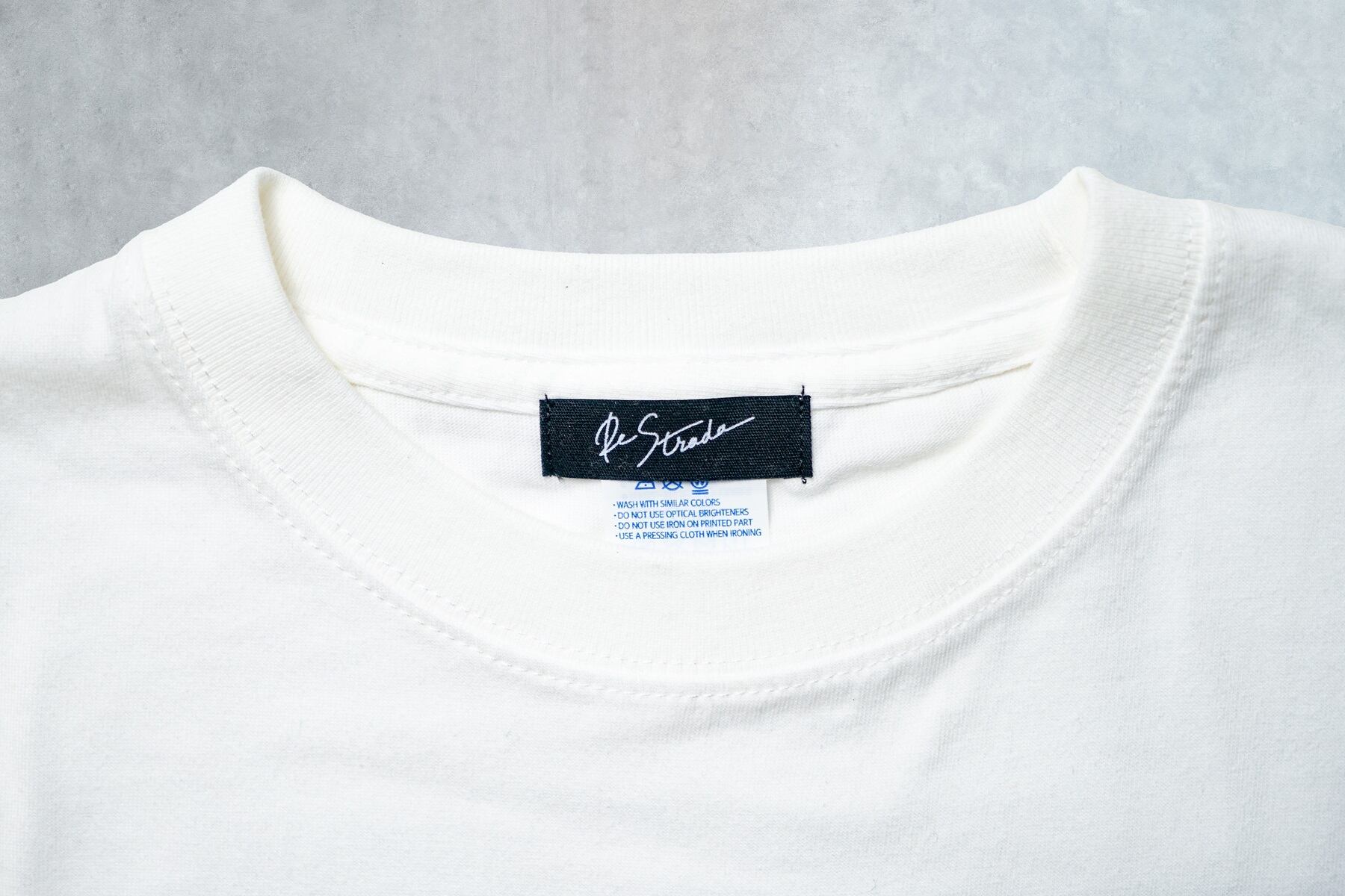 b*e様 Resurrection ロゴプリント シャツ XL ホワイト バックプリントプレミアムロングスリーブTシャツ（rectangle白） | Re