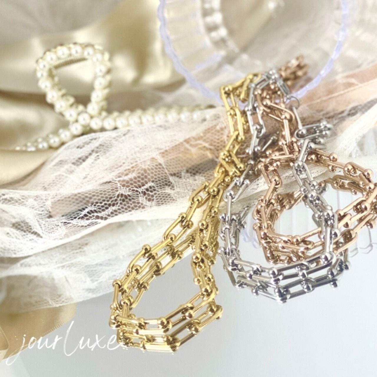 dunkle chain necklace #N1005