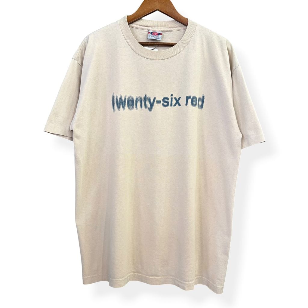 90s usa製 26RED 両面プリント Tシャツ 90's 26red 両面プリントTシャツ Made in USA シングルステッチ Print