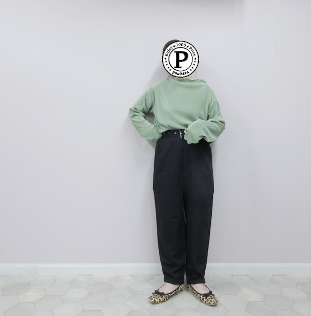 シャイニープリーツメローボトルネックプルオーバー | pop-up by positiva 