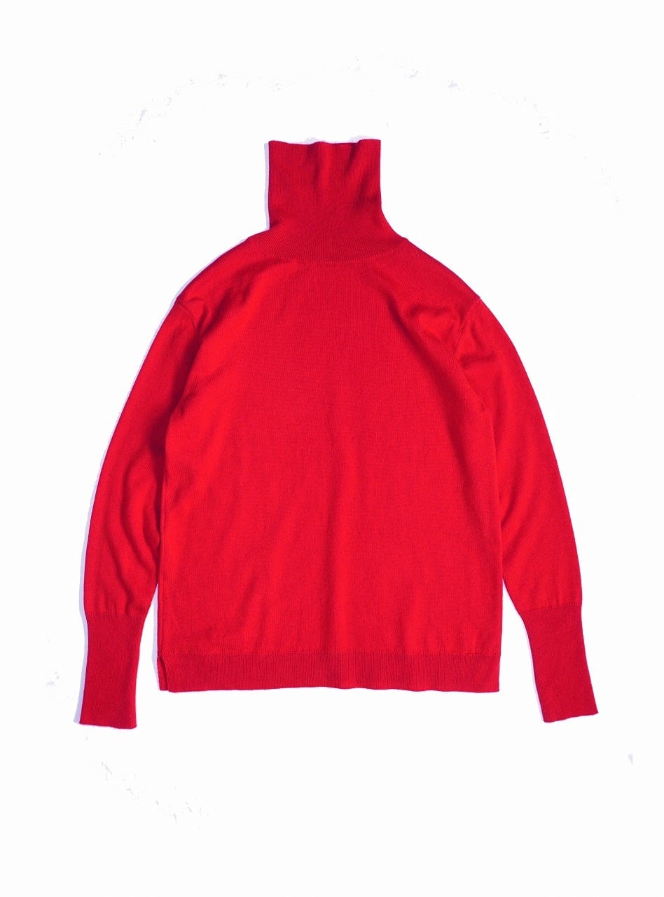 Cashmere Silk High Neck P/O