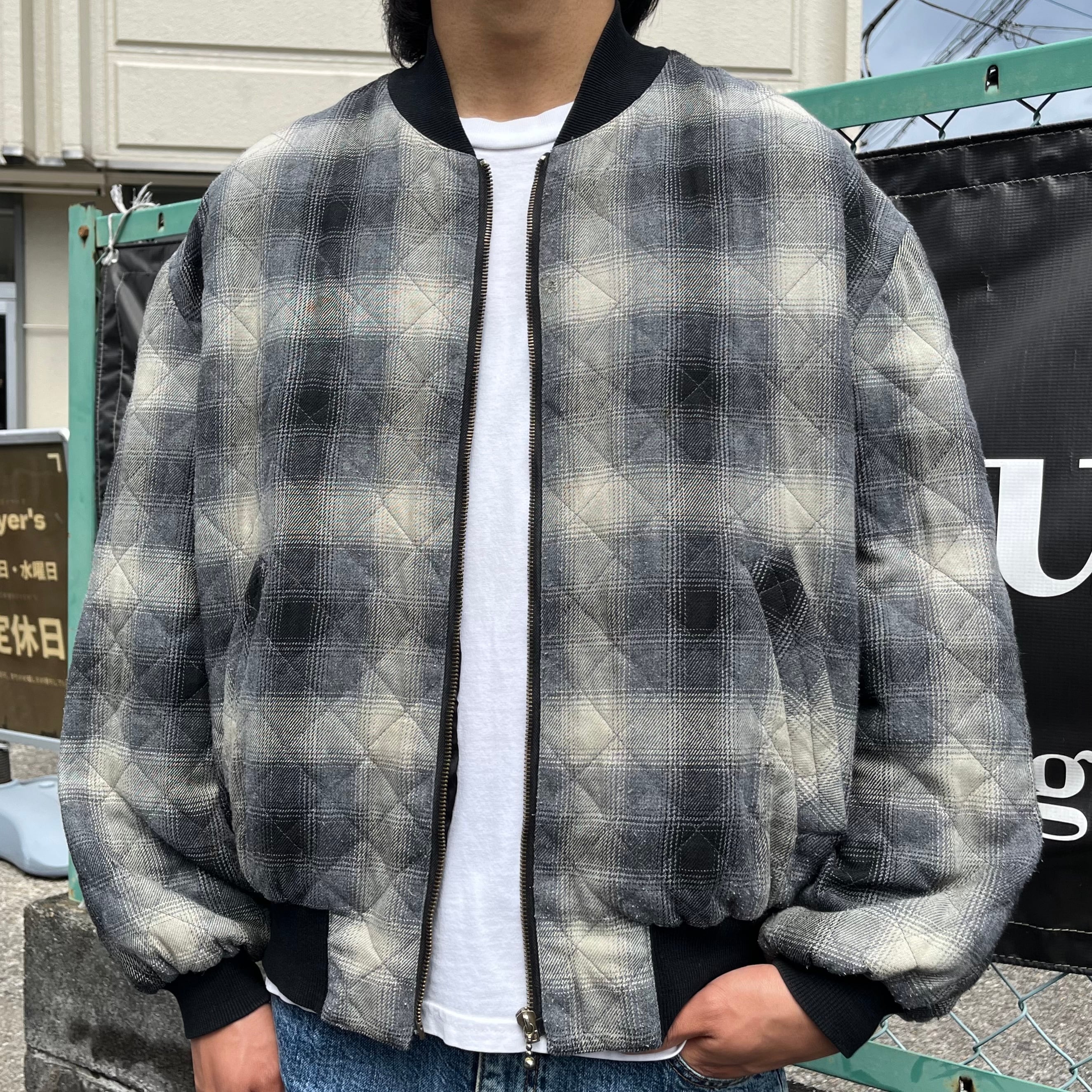 新品 【ナスグワン 】M デニム ナカワタ キルティングジャケット 半袖 日本製