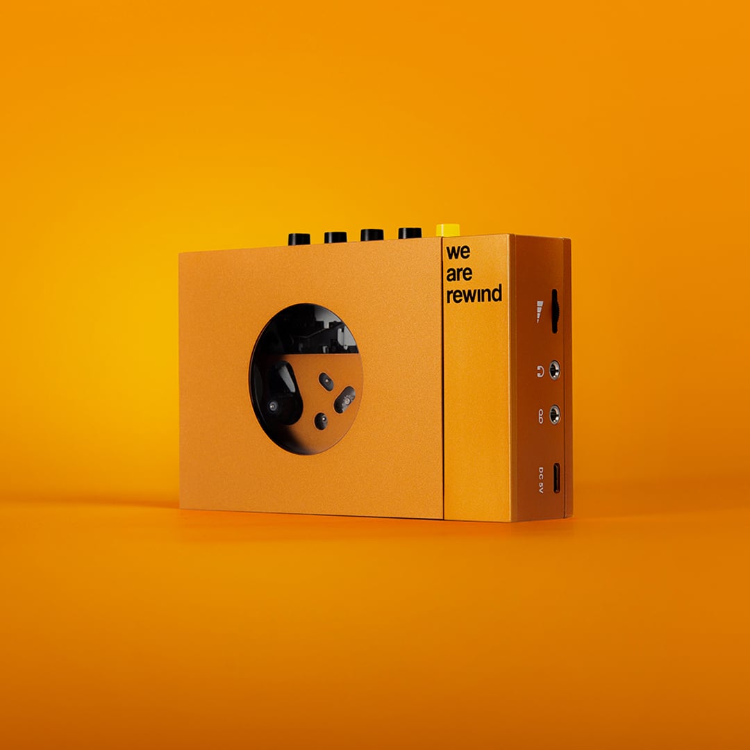 WE ARE REWIND Cassette Player Orange - SERGE | マンモスビル