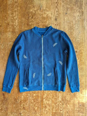 オーガニックコットンヤクブルゾン　型羽根　サイズ2　Organic Cotton Yak Blouson Feather Size 2