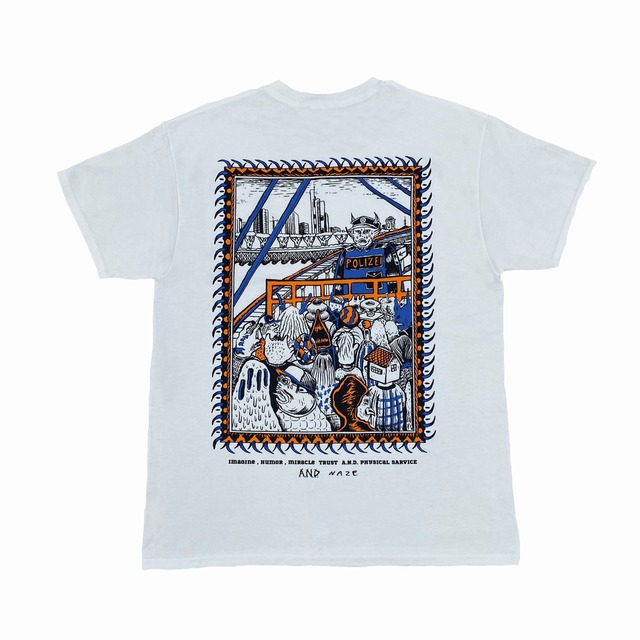 2023 S/S NAZE × A.N.D. "parade" Tshirts