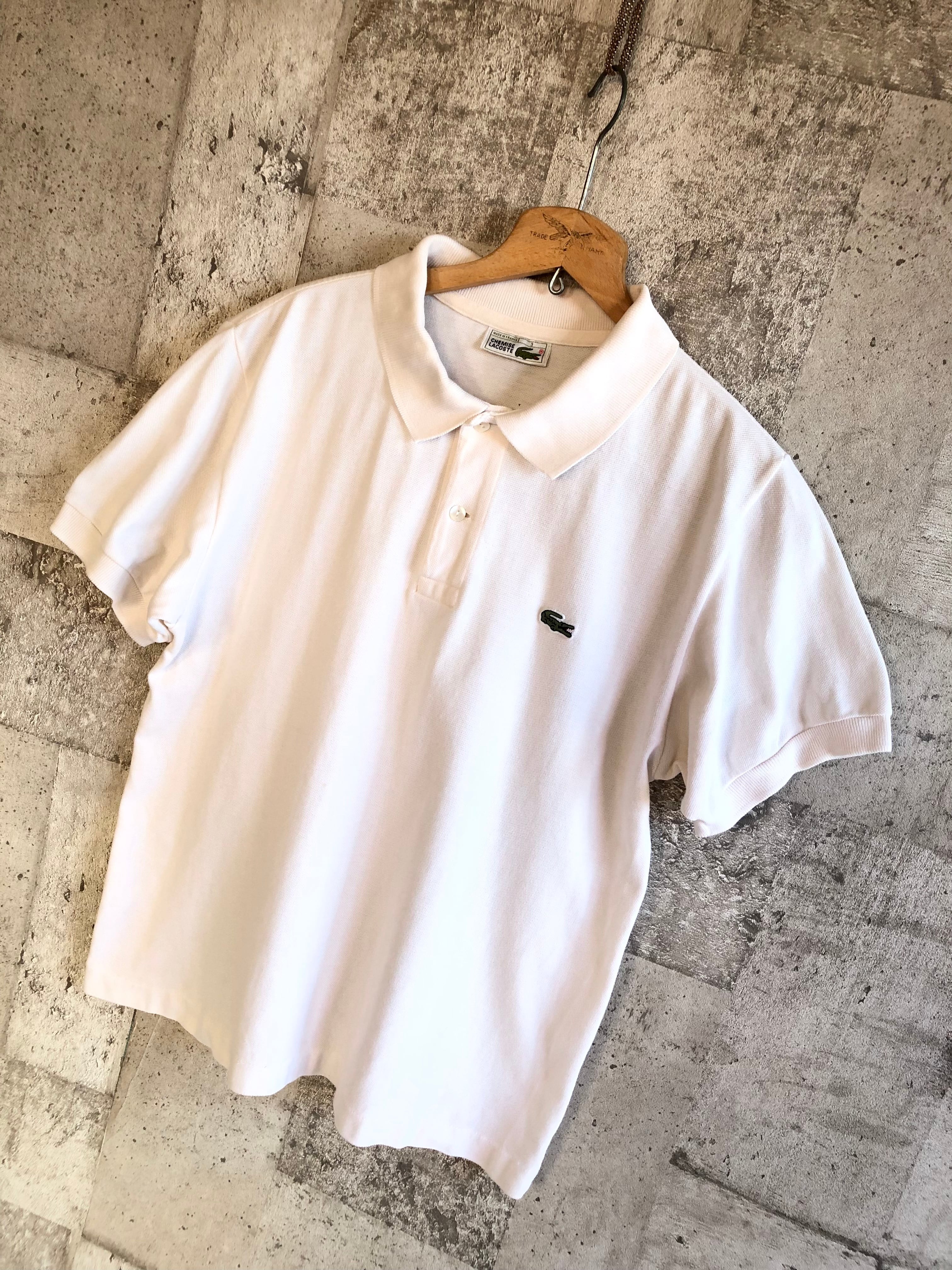 70s-80s FRANCE製 LACOSTE - 5191L / L1212 S/S POLO SHIRT OLD VINTAGE フランス製  フレンチラコステ ポロシャツ オールド ビンテージ | Antique House Vintage Clothing