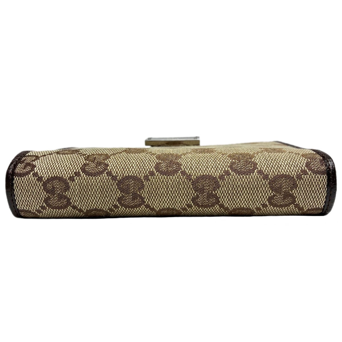 中古】 グッチ GGキャンバス アジェンダ 手帳 6穴式 レザー 115240