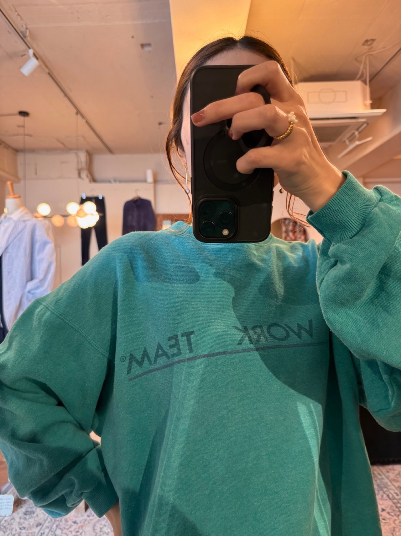 【90s】"NO WORK TEAM" Fuerteventura Sailboard Sweatshirt