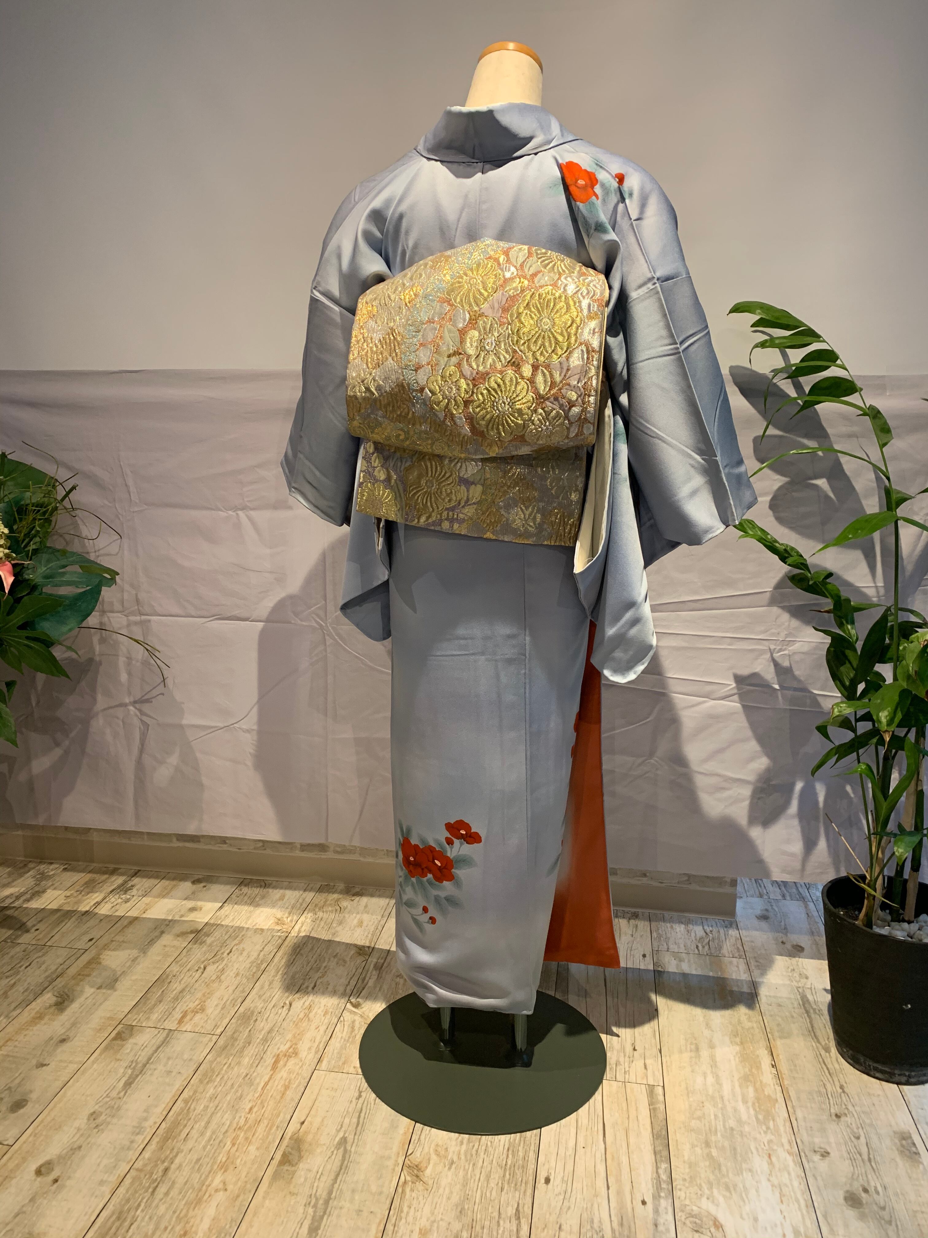 931ふくれ織り辻ヶ花帯 | 京町家サロン こいやまCafe