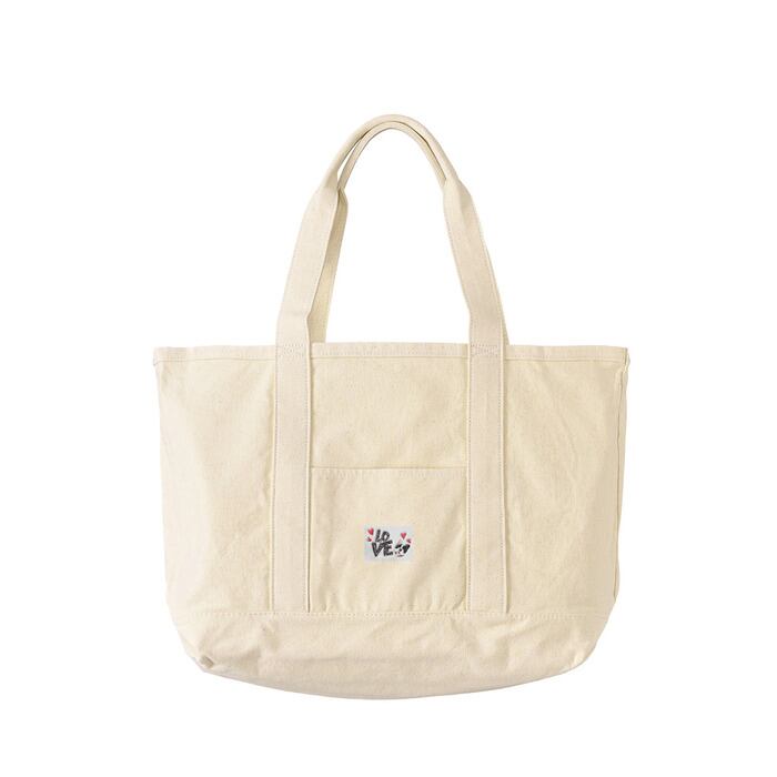 nightfruiti トートバッグ blue dot nightfruiti FUZZY TOTE BAG blue dot