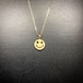 men's / K18YG.☆☆ smile necklace