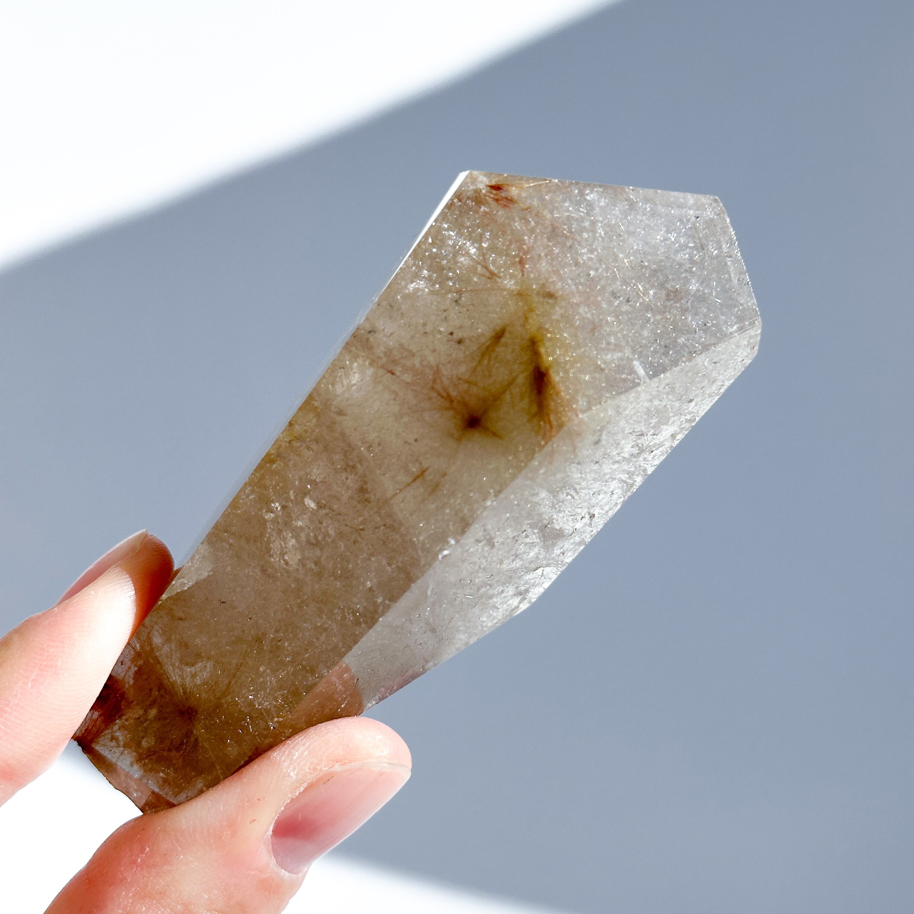 天然石 水晶ルチルフリー ルチルインクォーツ フリーフォーム41◇ Rutile in Quartz◇天然石