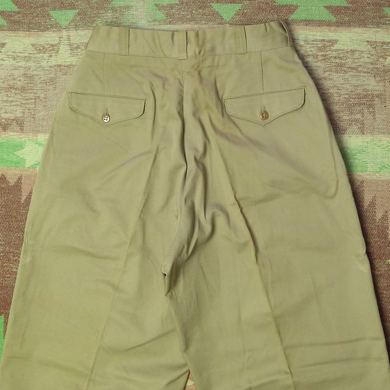 60s U.S.MARINE CORPS Chino Trousers （実寸W30） DEAD-STOCK