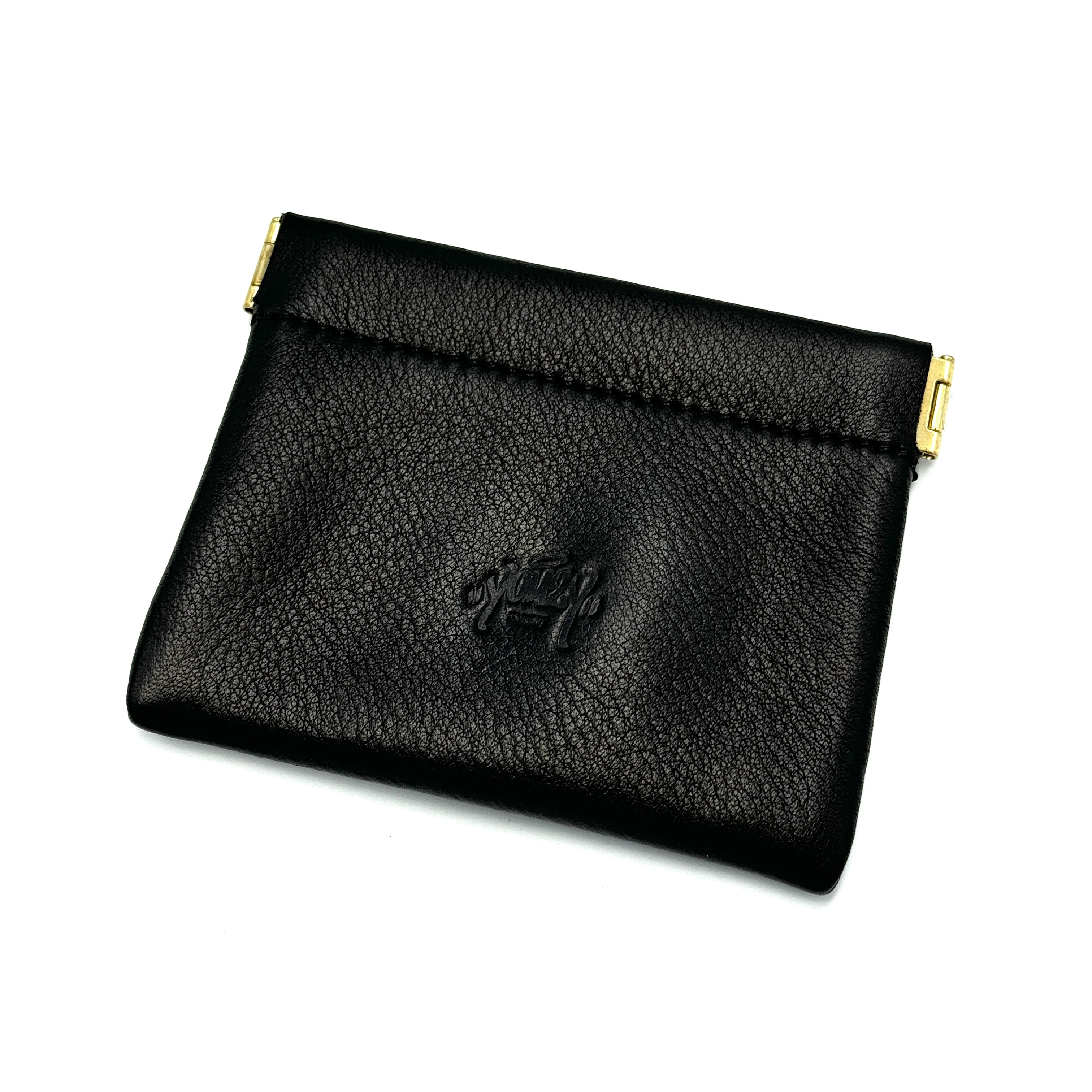 YONZY バネ口カードケース BLACK | YONZY