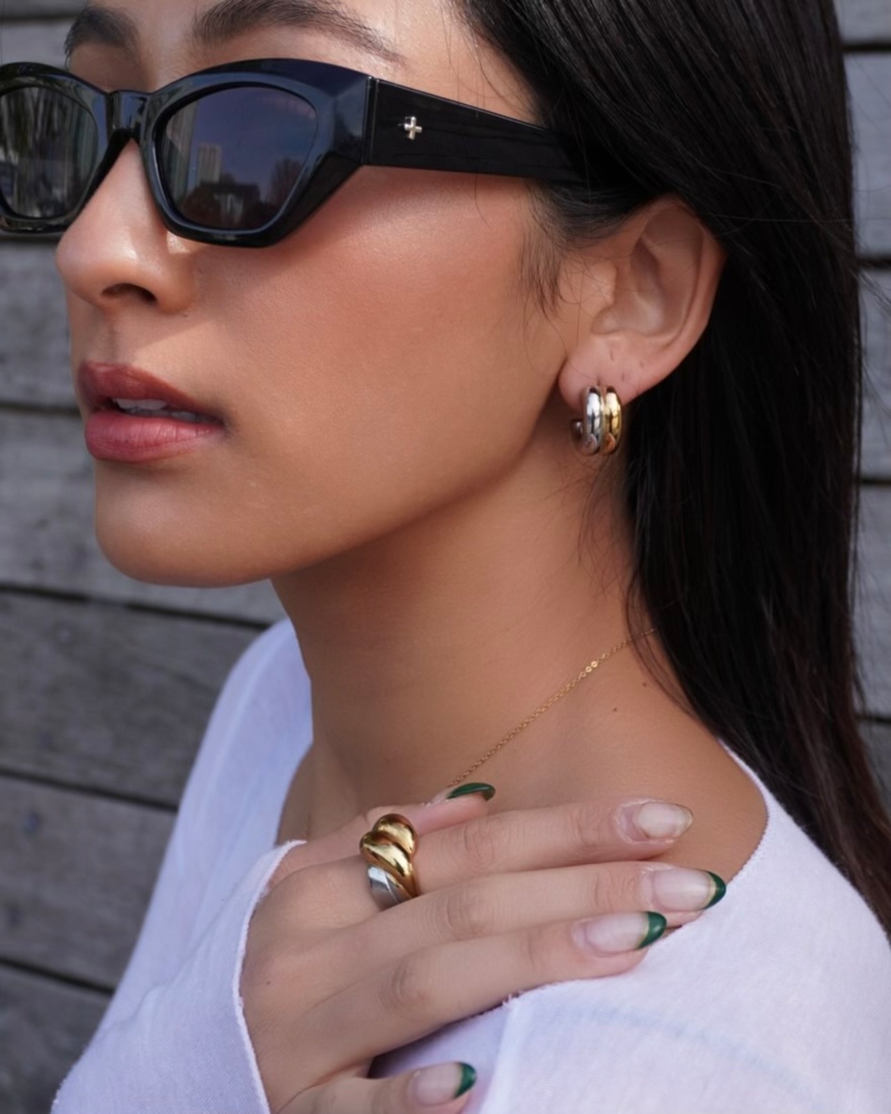Small Bold Pierce (2colors)