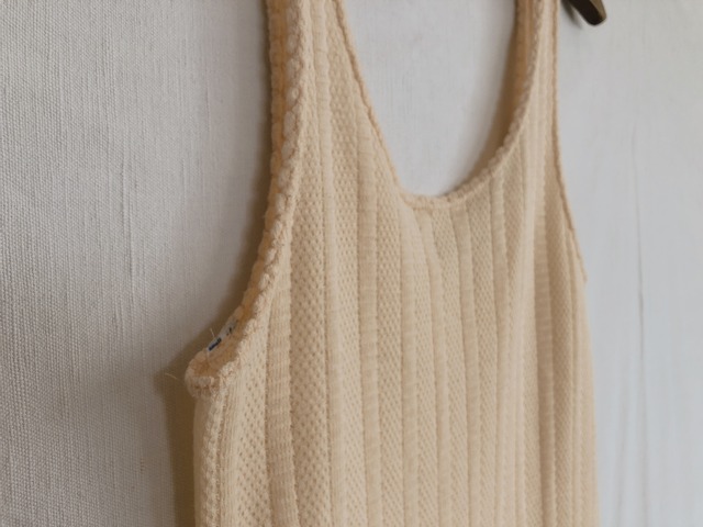 EURO vintage cotton Scallop camisole