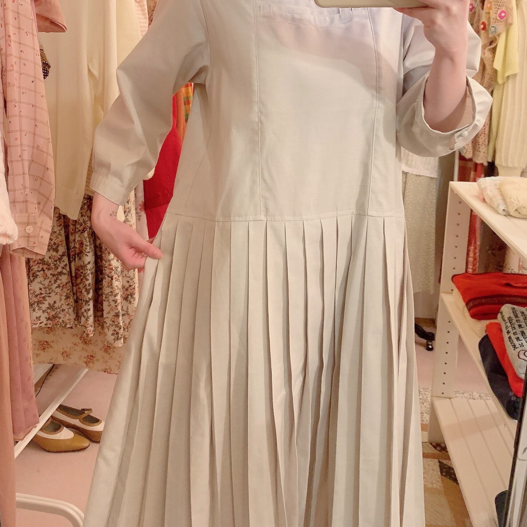 original / brand new sailor one-piece / beige