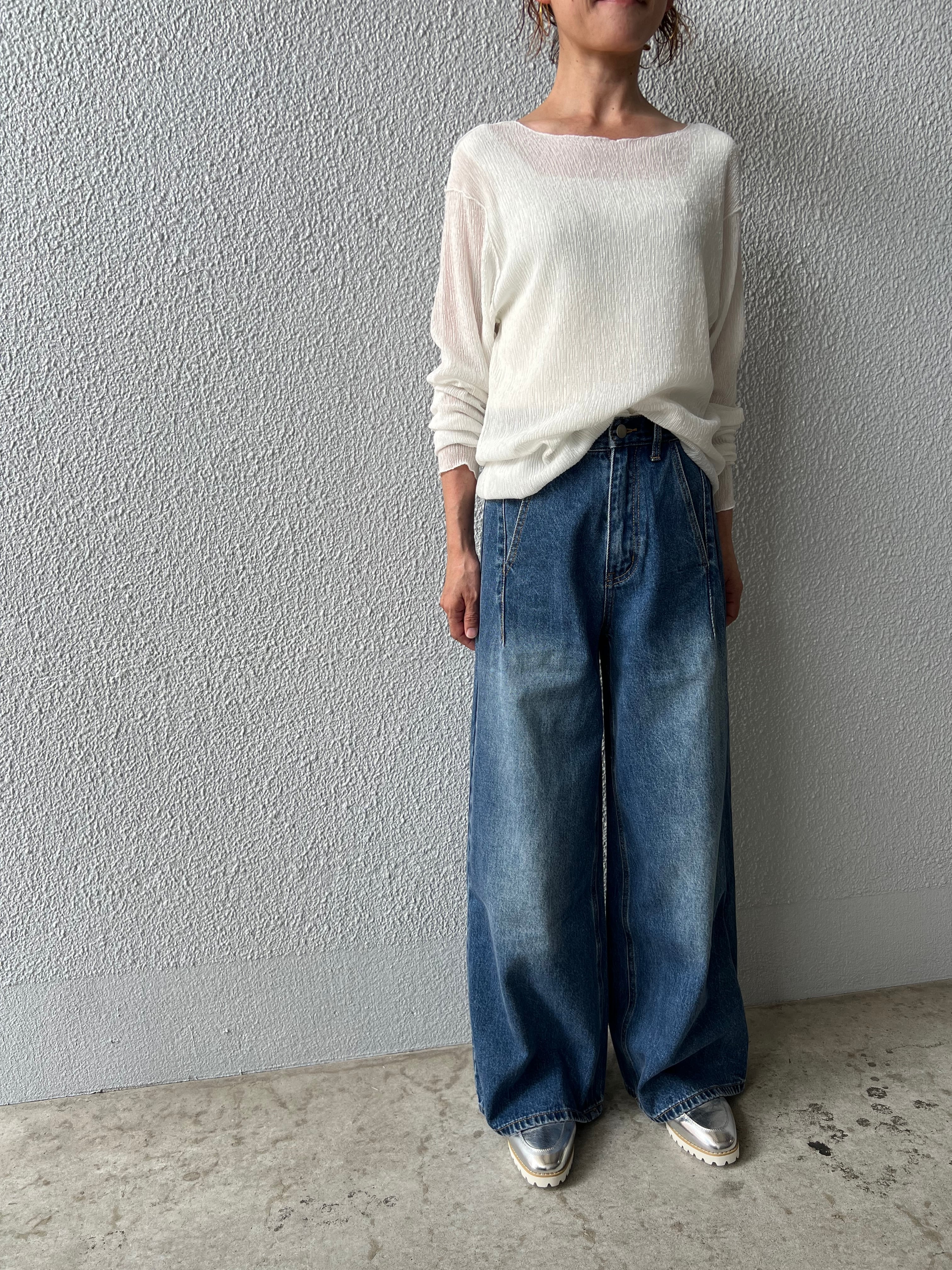 【PASSIONE】シアーテレコストレッチプルオーバー 536980