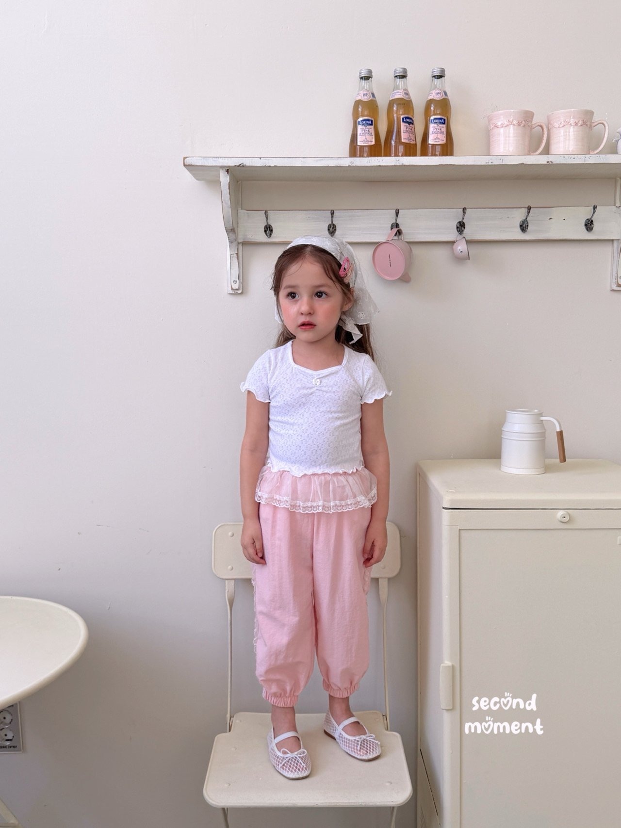 [second moment] Ribbon Eyelet (JS/JM/JL) / [세컨드모먼트] 리본아일렛티 (JS/JM/JL)