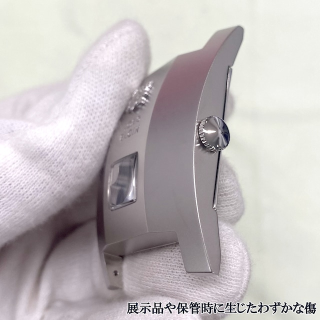 【訳あり品／展示品／小傷変色あり】本数限定特価 レクタンギュラー|プラチナホーニングレザー(ブラック)