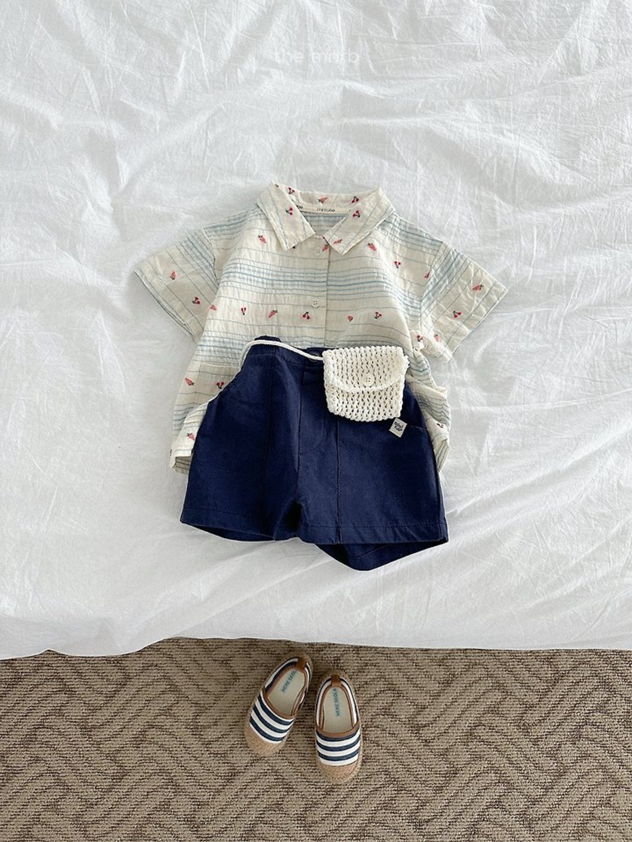 [the mnrb] Twill 3/4 Pants / [미니로브] 트윌3부팬츠