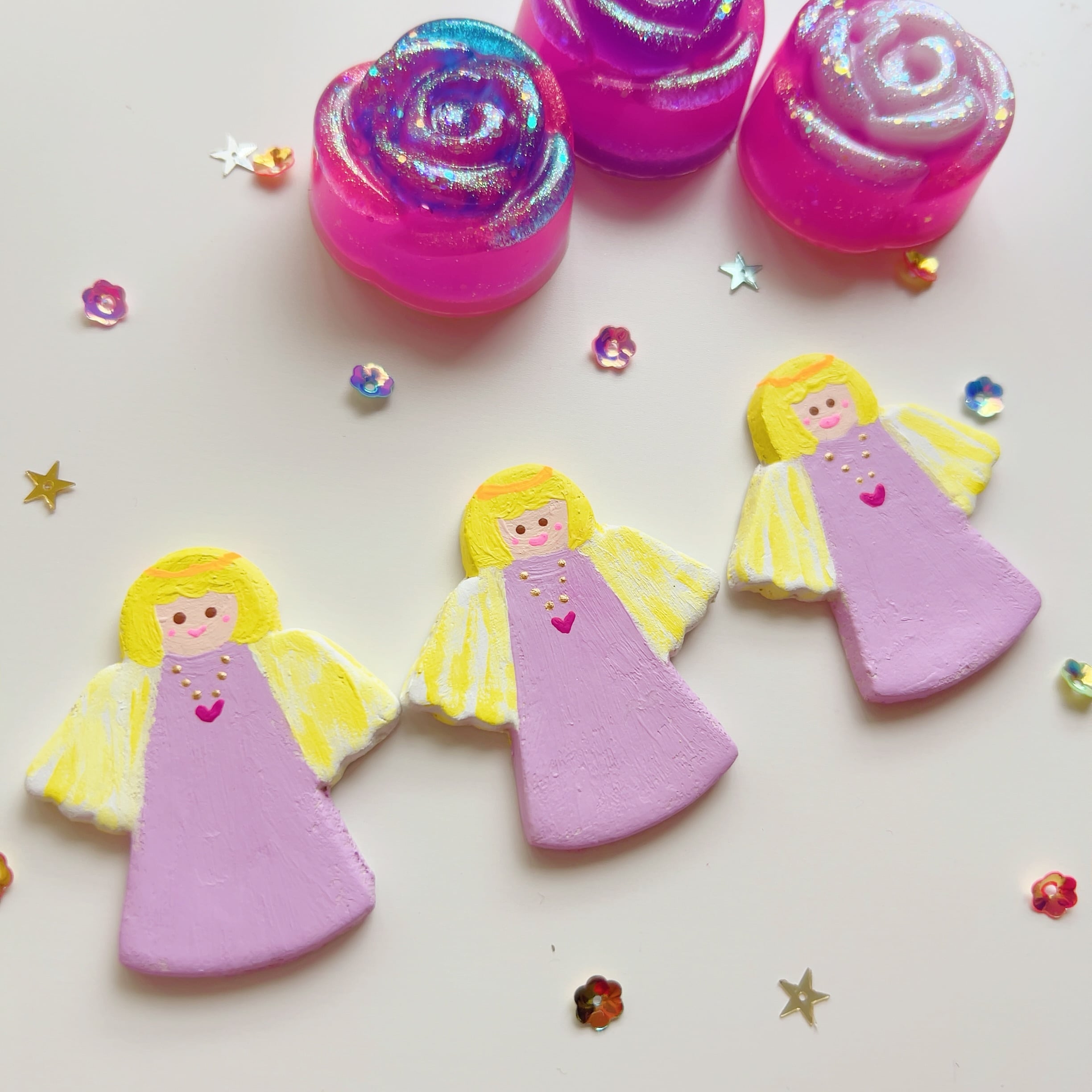 【ジェレミエル】天使が舞い降りる♡祝福のローズオルゴナイトセット