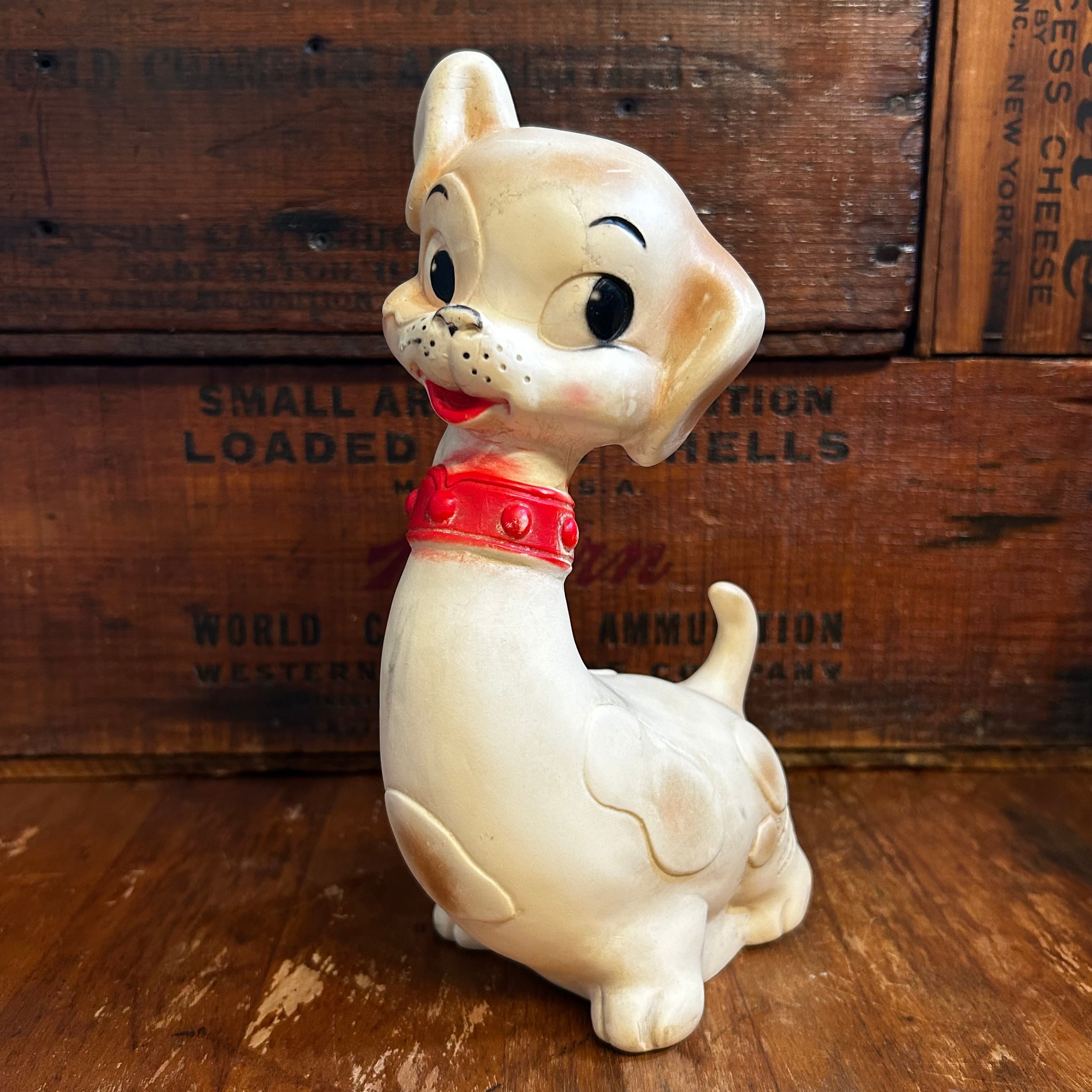 エドワード・モブレイ　パピー　犬　ラバードール　ビンテージ　スクイークトイ 1960s エドワード・モブレー ヴィンテージ 犬 ラバードール EDWARD