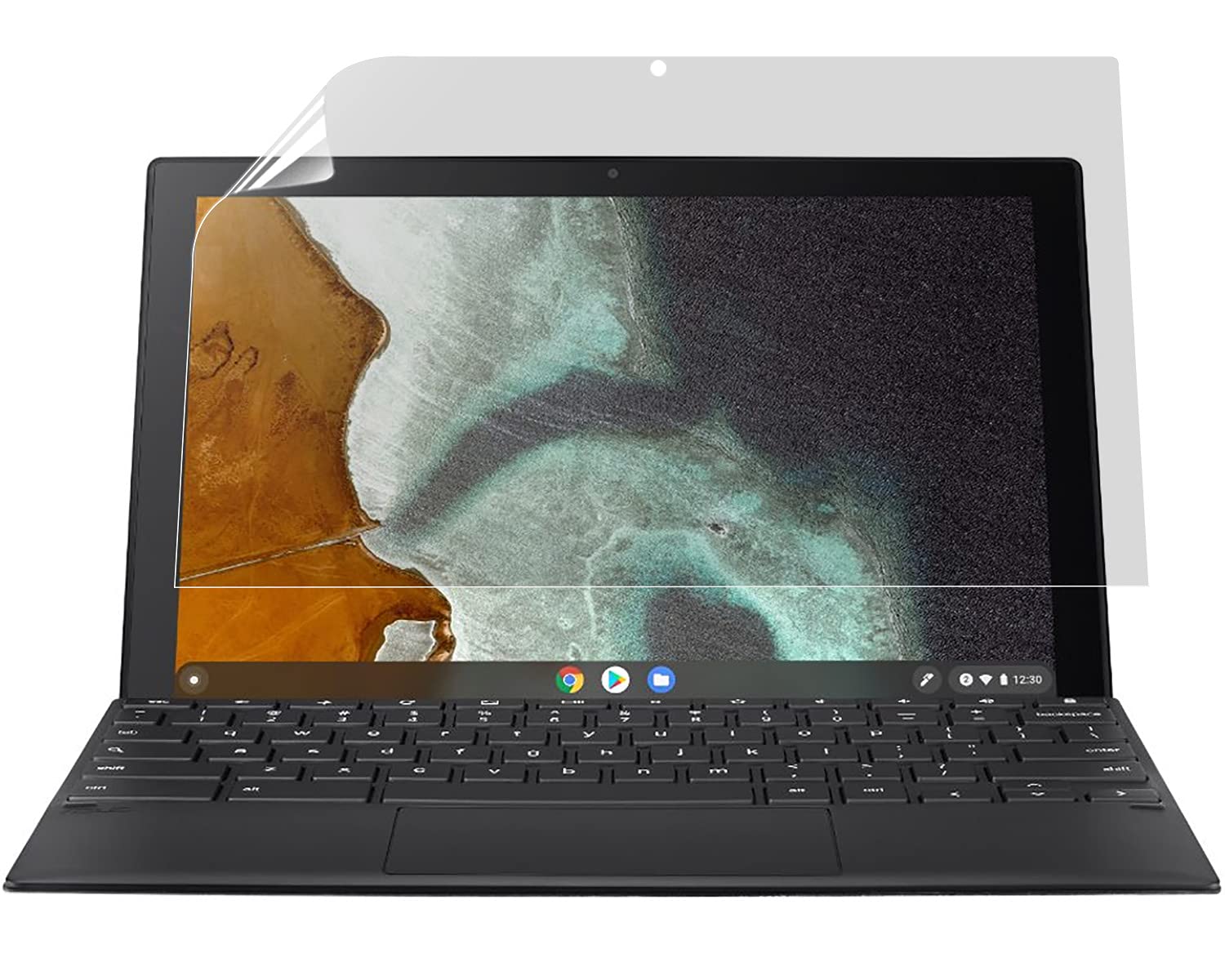 ASUS Chromebook Detachable CM3 用 ブルーライトカット フィルム 保護フィルム 反射防止 指紋防止 抗菌 アンチグレア