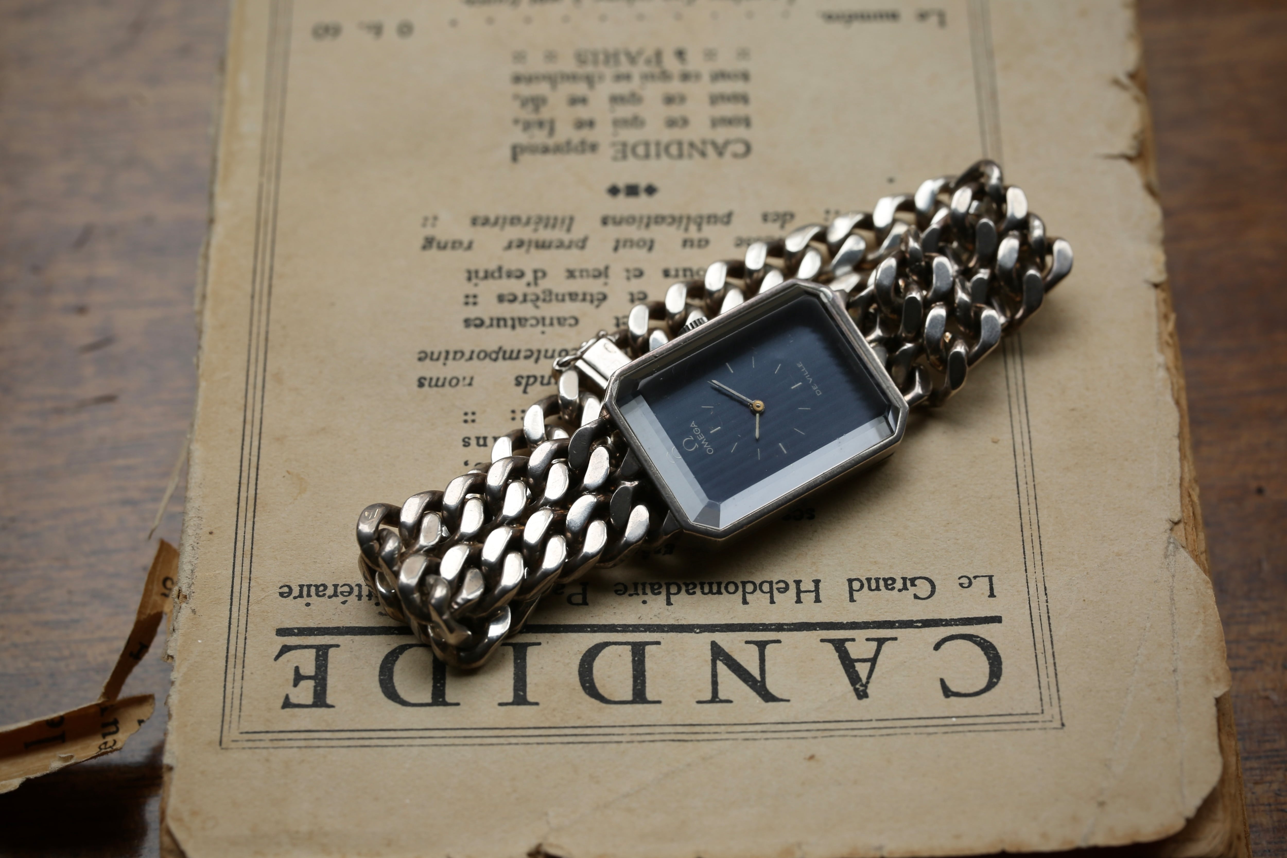 OMEGA】 1972年製 オメガ 『デビル エメラルドライン』喜平チェーン