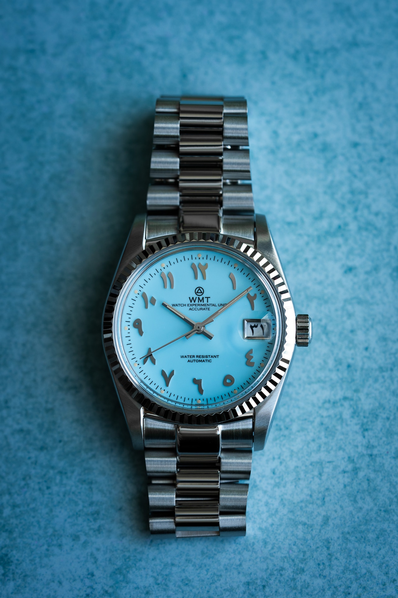 WMT Cabochon – Arabic Numerals Edition / Glossy Sky Blue Dial / Limited 50pcs