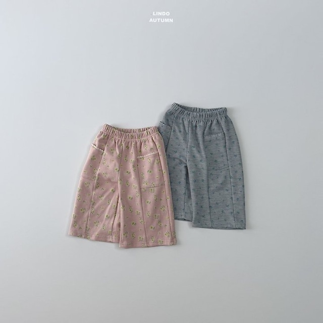 【取寄】lindo|bloom waffle pants|ブルームワッフルパンツ|XS-XL|kids|26 autumn