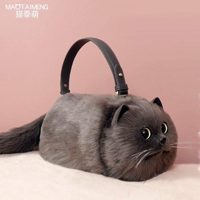 猫バッグ 超おっきい子Dark gray bag♡K814 | luvxy