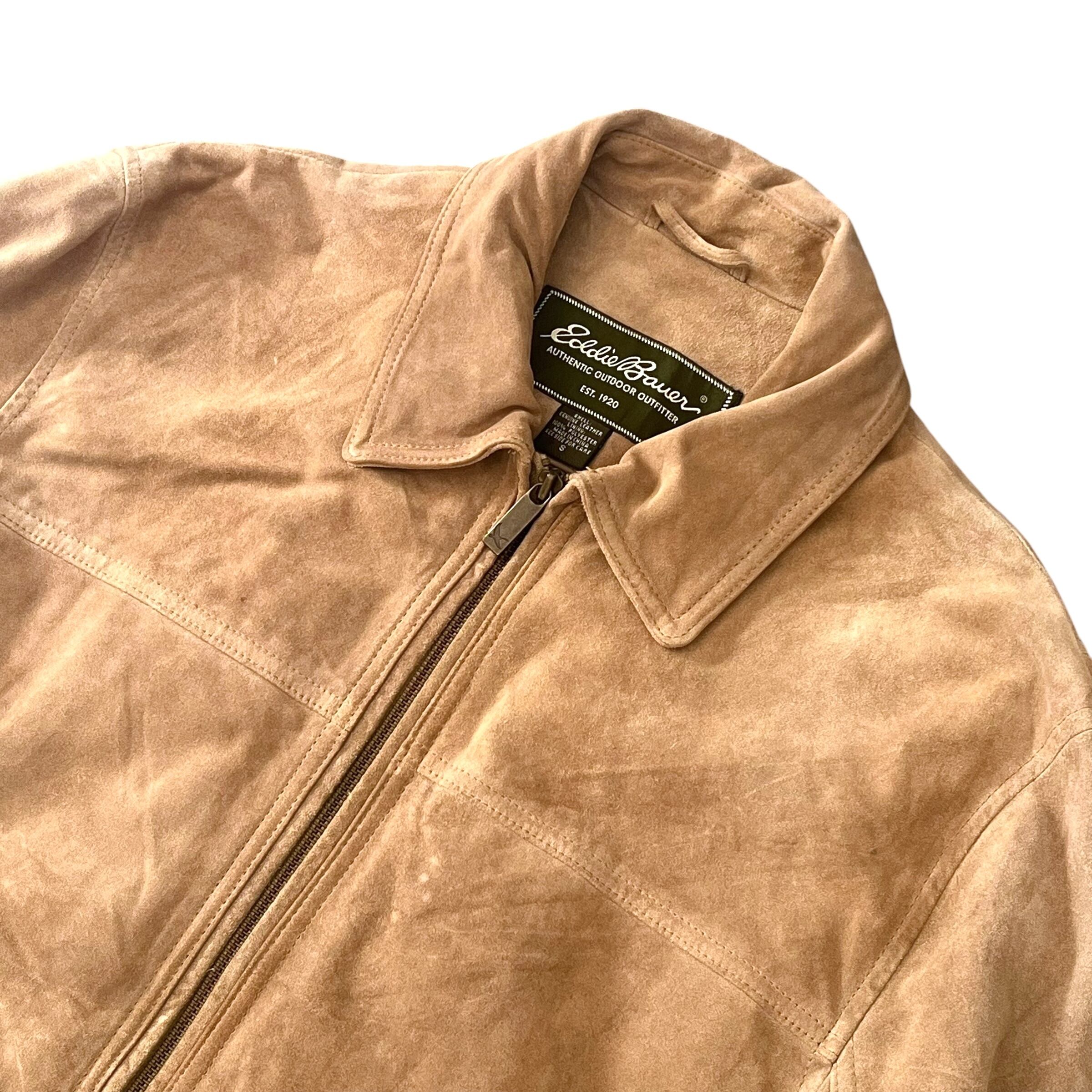 Eddie Bauer”エディーバウアー”スウェード レザージャケット 本革 