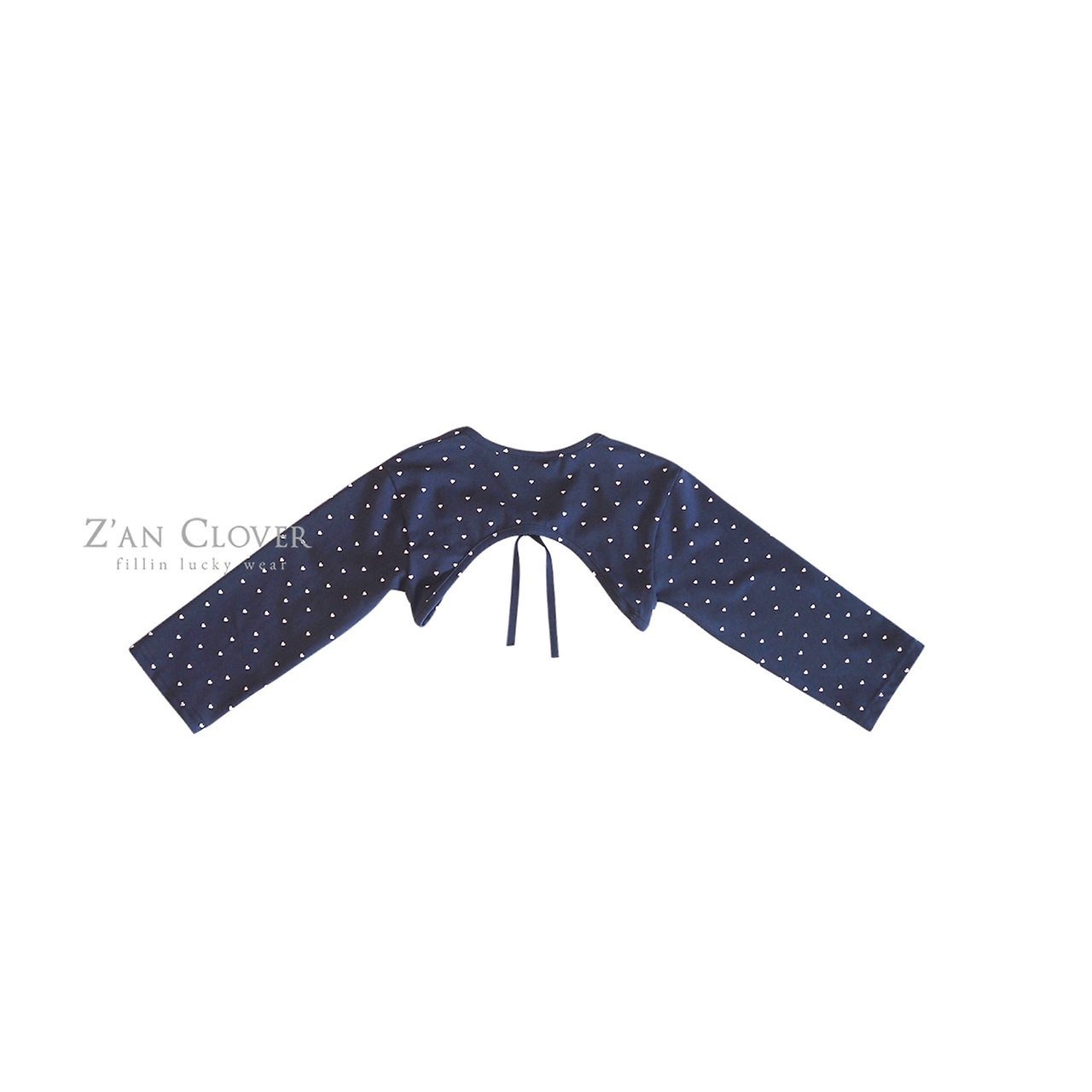 [Z’AN CLOVER] Heart Crop Cardigan / [지안클로버] 하트크롭가디건