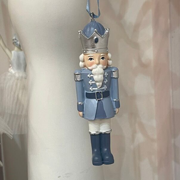 くるみ割り人形 兵隊 オーナメント パステルブルー クリスマス