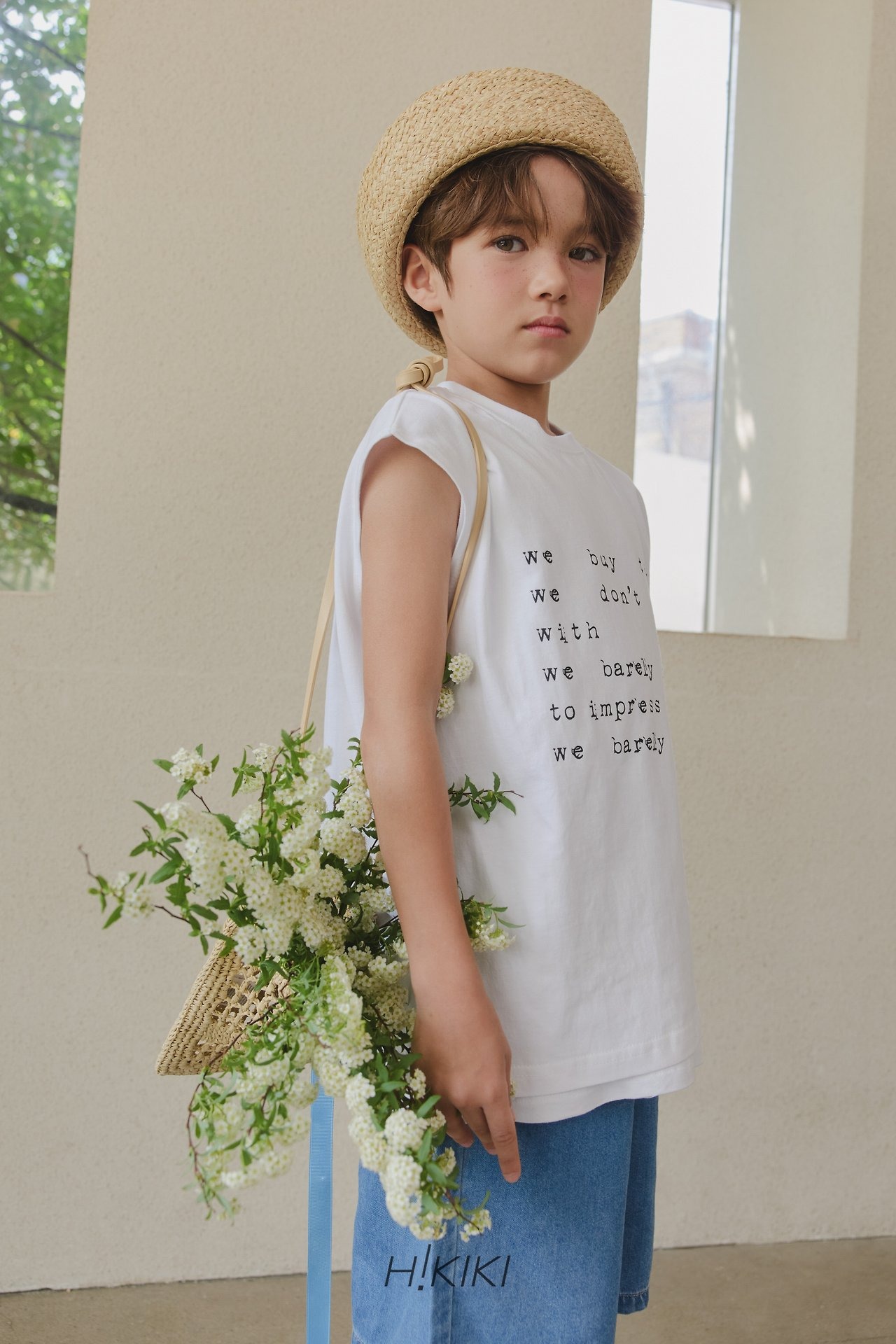 [H!KIKI] Over Sleeveless Tee (13/15/17/19) / [하이키키] 오버나시티 (13/15/17/19)