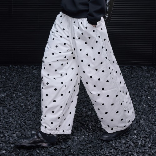 ドットワイドレッグパンツ ・20184