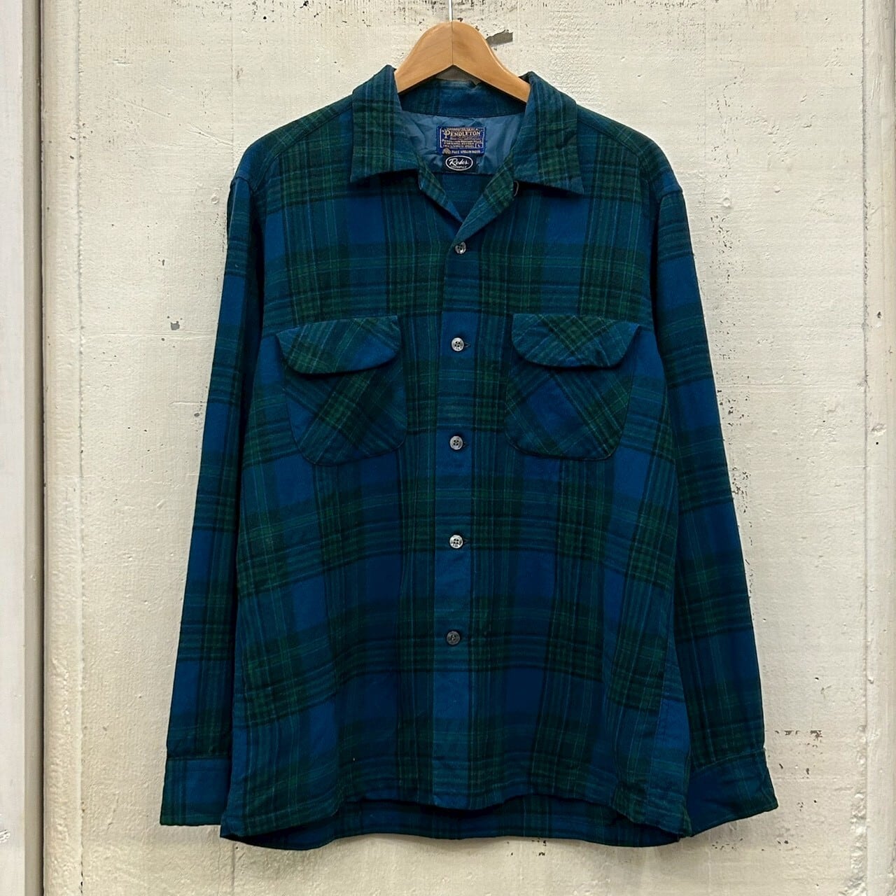 50s PENDLETON Wool Board Shirt / vintage ビンテージ ペンドルトン
