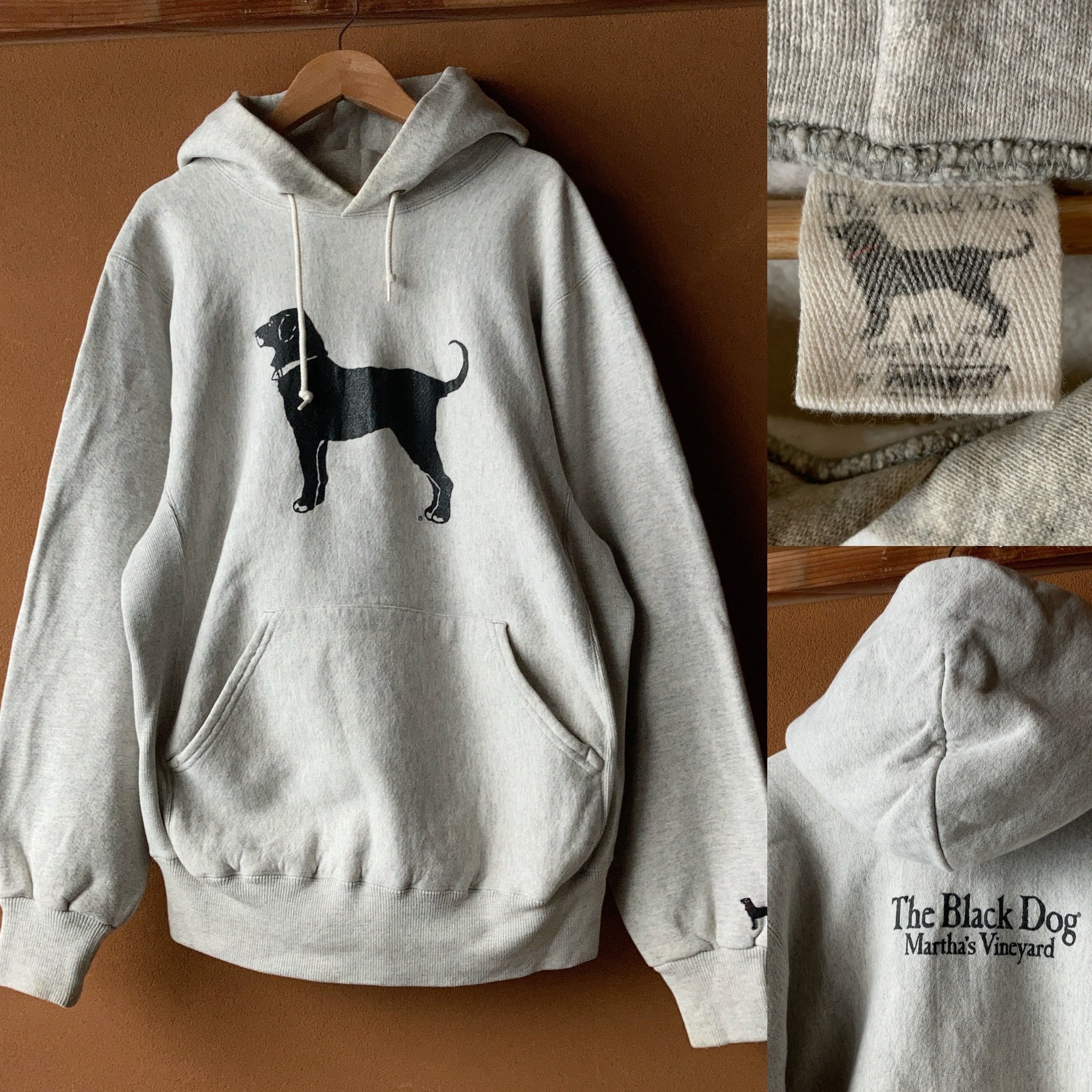 90's The Black Dog スウェットパーカー プルオーバー USA製 SIZE M ...