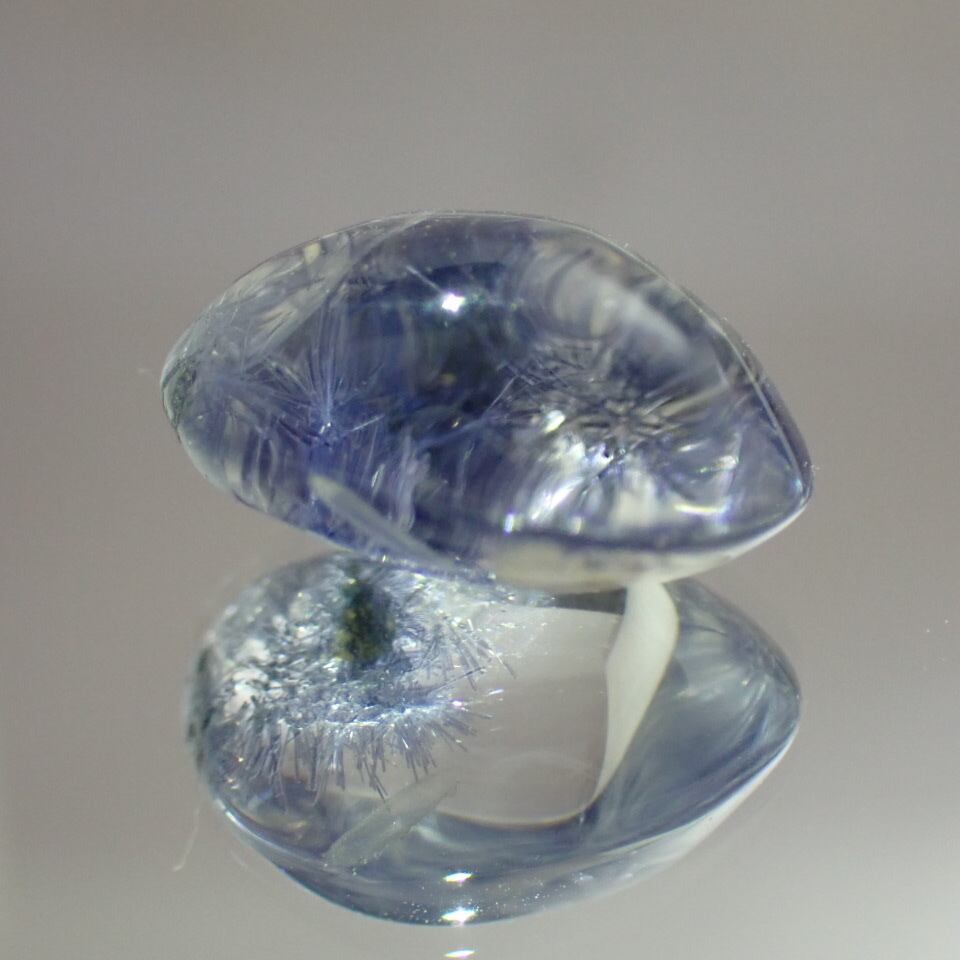 デュモルチェライトインクォーツ✨8.585Ct | 地球バグ画伯