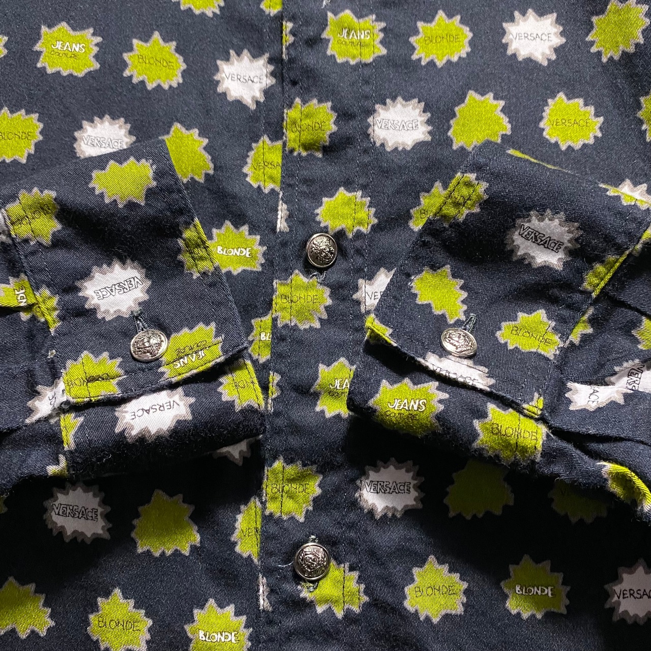 VERSACE JEANS COUTURE logo design print shirt